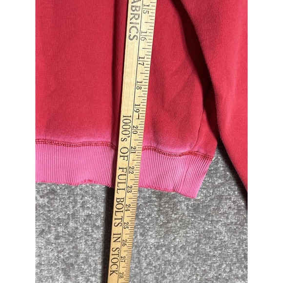 Victorias Secret PINK SPELLOUT Distressed Sweatshirt Womens Size Medium Pullover - Picture 9 of 9